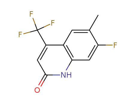 7-Fluoro-6-methyl-4-trifluoromethyl-2(1H)-quinolinone