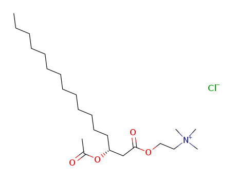 Ethanaminium,2-[[(3S)-3-(acetyloxy)-1-oxohexadecyl]oxy]-N,N,N-trimethyl-, chloride (9CI)