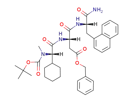 Boc-(NMe)Chg-Asp(OBzl)-1Nal-NH<sub>2</sub>