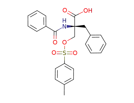D-Phenylalanine, N-benzoyl-a-[[[(4-methylphenyl)sulfonyl]oxy]methyl]-