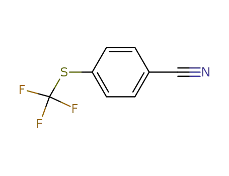 Molecular Structure of 332-26-3 (4-(Trifluoromethylthio)benzonitrile)
