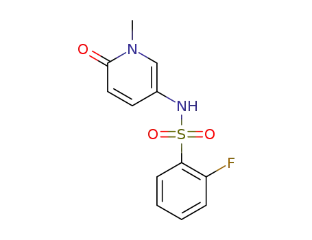 2-fluoro-N-(1-methyl-6-oxo-1,6-dihydropyridin-3-yl)benzenesulfonamide