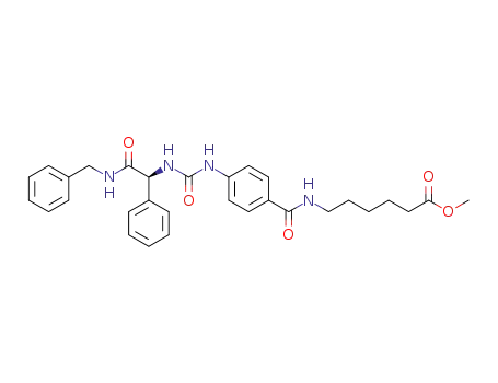 (S)-methyl 6-(4-(3-(2-(benzylamino)-2-oxo-1-phenylethyl)ureido)benzamido)hexanoate