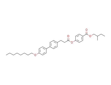 4-[3-(4'-Octyloxy-biphenyl-4-yl)-propionyloxy]-benzoic acid 2-methyl-butyl ester