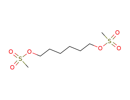 Molecular Structure of 4239-24-1 (1,6-Bis(mesyloxy)hexane)