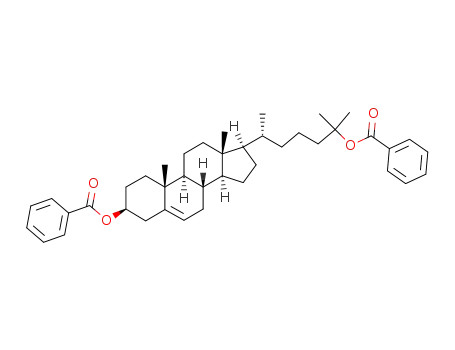 Molecular Structure of 64164-61-0 (cholest-5-ene-3β,25-diol 3β,25-dibenzoate)