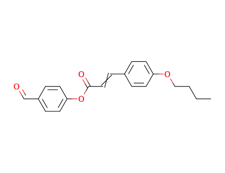 p-(p'-n-butyloxycinnamoyloxy) benzaldehyde