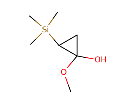 Cyclopropanol, 1-methoxy-2-(trimethylsilyl)-