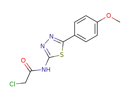 2-Chloro-N-[5-(4-methoxyphenyl)-1,3,4-thiadiazol-2-yl]acetamide
