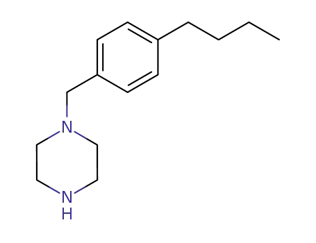 Molecular Structure of 89292-72-8 (Piperazine, 1-[(4-butylphenyl)methyl]-)