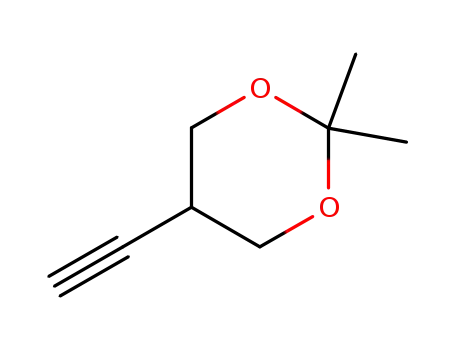 1,3-디옥산, 5-에티닐-2,2-디메틸-(9CI)