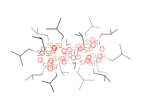 Ti<sub>2</sub>(OCH(CH<sub>3</sub>)2)2(O<sub>12</sub>Si<sub>7</sub>(CH<sub>2</sub>CH(CH<sub>3</sub>)2)7)2