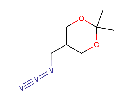 Molecular Structure of 52774-71-7 (5-(azidomethyl)-2,2-dimethyl-1,3-dioxane)