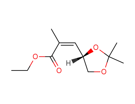 (S,Z)-ethyl 3-(2,2-dimethyl-1,3-dioxolan-4-yl)-2-methylacrylate