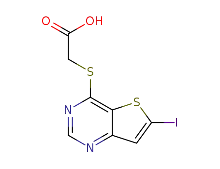 2-((6-iodothieno[3,2-d]pyrimidin-4-yl)thio)acetic acid