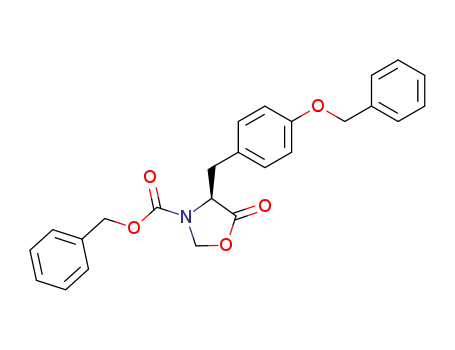 3-Oxazolidinecarboxylic acid,
5-oxo-4-[[4-(phenylmethoxy)phenyl]methyl]-, phenylmethyl ester, (4S)-