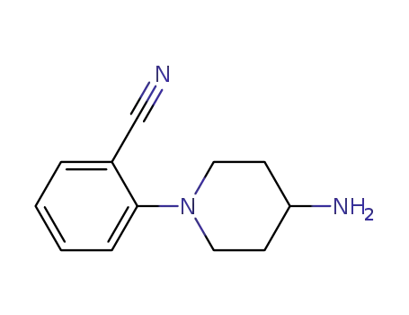 Molecular Structure of 1039022-11-1 (2-(4-Amino-1-piperidinyl)benzonitrile)