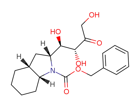 (2R,3aR,7aR)-N-(benzyloxycarbonyl)-2-[(1'R,2'R)-1,2,4-trihydroxy-3-oxobutyl]octahydroindole