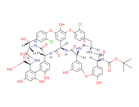 22,31-DICHLORO-7-DEMETHYL-64-O-DEMETHYL-19-DEOXY-N15-[(1,1-DIMETHYLETHOXY)CARBONYL]-RISTOMYCIN A AGLYCONE
