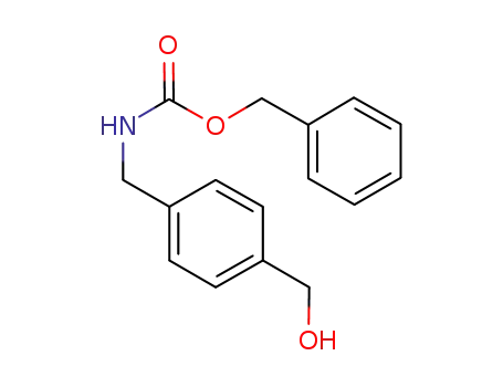 Molecular Structure of 1020415-08-0 (BENZYL 4-(HYDROXYMETHYL)BENZYLCARBAMATE)