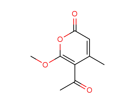 2H-Pyran-2-one, 5-acetyl-6-methoxy-4-methyl-