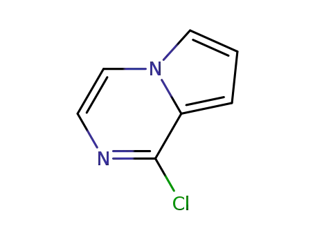 Molecular Structure of 136927-64-5 (1-CHLOROH-PYRROLO[1,2-A]PYRAZINE)
