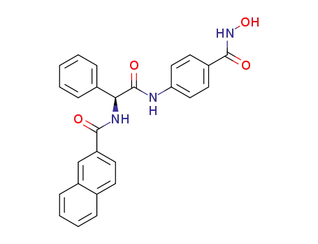(S)-N-(2-((4-(hydroxycarbamoyl)phenyl)amino)-2-oxo-1-phenylethyl)-2-naphthamide