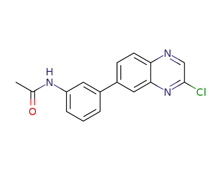 N-[3-(3-chloro-quinoxalin-6-yl)-phenyl]-acetamide