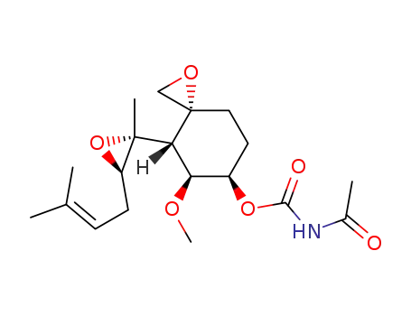 (3R,4S,5S,6R)-4-((2R,3R)-2-methyl-3-(3-methylbut-2-en-1-yl)oxiran-2-yl)-5-(oxo-λ<sup>6</sup>-methyl)-1-oxaspiro[2.5]octan-6-yl acetylcarbamate