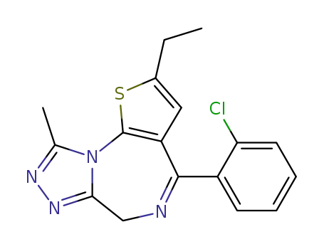 Molecular Structure of 40054-69-1 (ETIZOLAM)