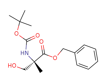 L-Serine, N-[(1,1-dimethylethoxy)carbonyl]-2-methyl-, phenylmethyl ester