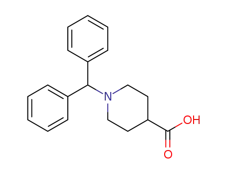 Molecular Structure of 1189805-28-4 (1-benzhydrylpiperidine-4-carboxylic acid)