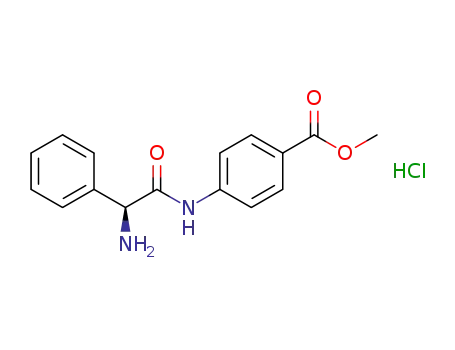 (S)-methyl 4-(2-amino-2-phenylacetamido)benzoate hydrochloride