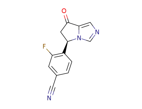 3-fluoro-4-((R)-7-oxo-6,7-dihydro-5H-pyrrolo[1,2-c]imidazol-5-yl)-benzonitrile