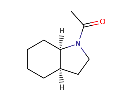 Molecular Structure of 87623-93-6 (1H-Indole, 1-acetyloctahydro-, cis-)
