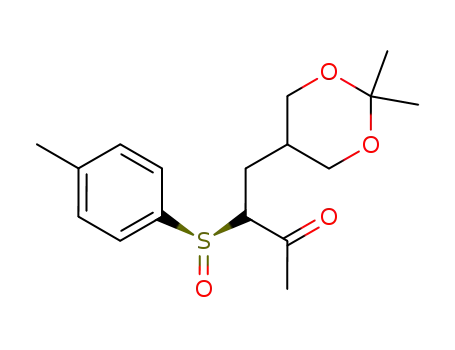 2-Butanone,
4-(2,2-dimethyl-1,3-dioxan-5-yl)-3-[(4-methylphenyl)sulfinyl]-