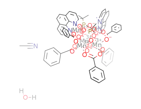 [Mn<sub>5</sub>O<sub>3</sub>(tert-butylphosphonate)2(PhCOO)5(1,10-phenanthroline)2]*H<sub>2</sub>O*(acetonitrile)