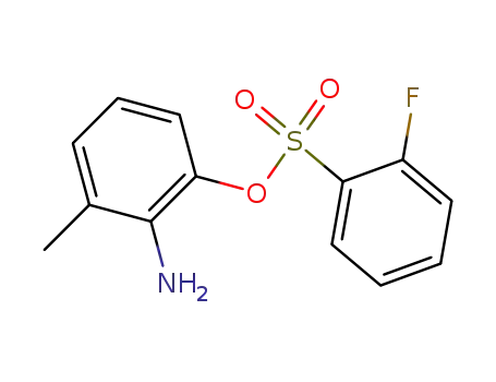 2-fluoro-benzenesulfonic acid 2-amino-3-methyl-phenyl ester