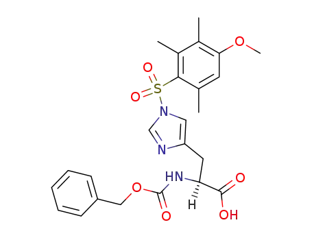 Molecular Structure of 84553-14-0 (Z-His(Mtr)-OH)