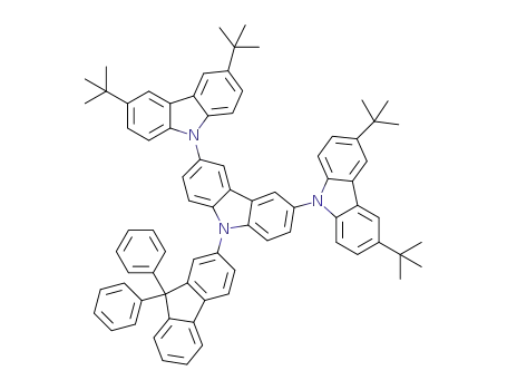 Molecular Structure of 1610059-33-0 (C<sub>77</sub>H<sub>71</sub>N<sub>3</sub>)