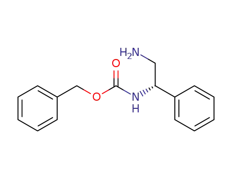 Molecular Structure of 130406-36-9 ((S)-(2-Amino-1-phenyl-ethyl)-carbamic acid benzyl ester)