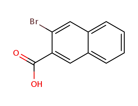 Molecular Structure of 20717-80-0 (3-bromonaphthalene-2-carboxylic acid)