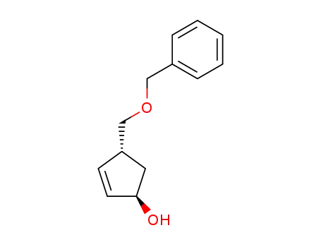 Molecular Structure of 934986-74-0 ((1R,4R)-4-(benzyloxymethyl)cyclopent-2-enol)