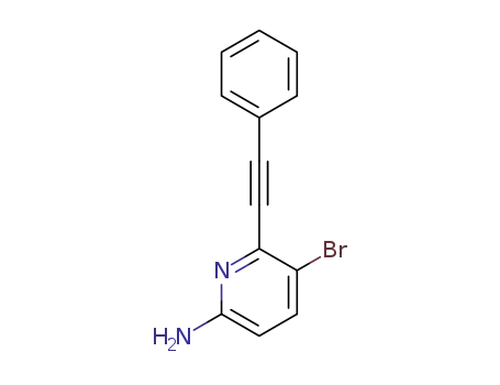 5-bromo-6-(2-phenylethynyl)pyridin-2-amine