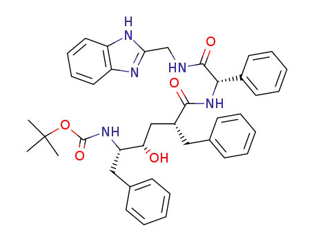 [(1S,2S,4R)-4-({(S)-[(1H-Benzoimidazol-2-ylmethyl)-carbamoyl]-phenyl-methyl}-carbamoyl)-1-benzyl-2-hydroxy-5-phenyl-pentyl]-carbamic acid tert-butyl ester