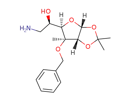 6-amine-6-deoxy-1,2-O-isopropylidene-3-C-methyl-3-benzyl-α-glucofuranose