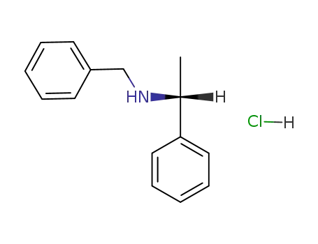 Molecular Structure of 128593-66-8 ((R)-(+)-N-BENZYL-1-PHENYLETHYLAMINE HYDROCHLORIDE)