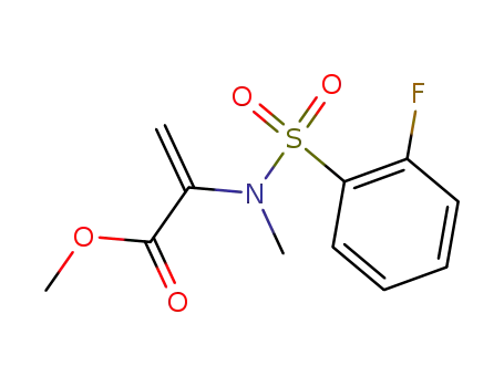 methyl 2-[N-(2-fluorobenzenesulfonyl)methylamino]acrylate
