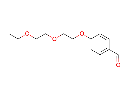 Molecular Structure of 117420-31-2 (Benzaldehyde, 4-[2-(2-ethoxyethoxy)ethoxy]-)