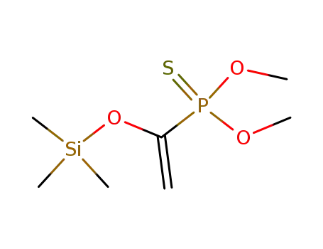 Molecular Structure of 32287-03-9 ((1-Trimethylsilanyloxy-vinyl)-phosphonothioic acid O,O-dimethyl ester)